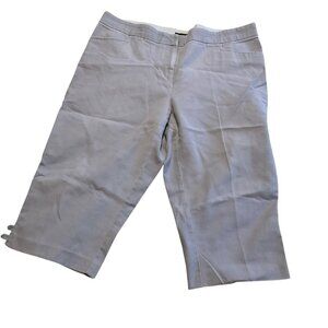 Women’s Counterparts Bermuda Long Shorts Size 16P Soft Blue Grey